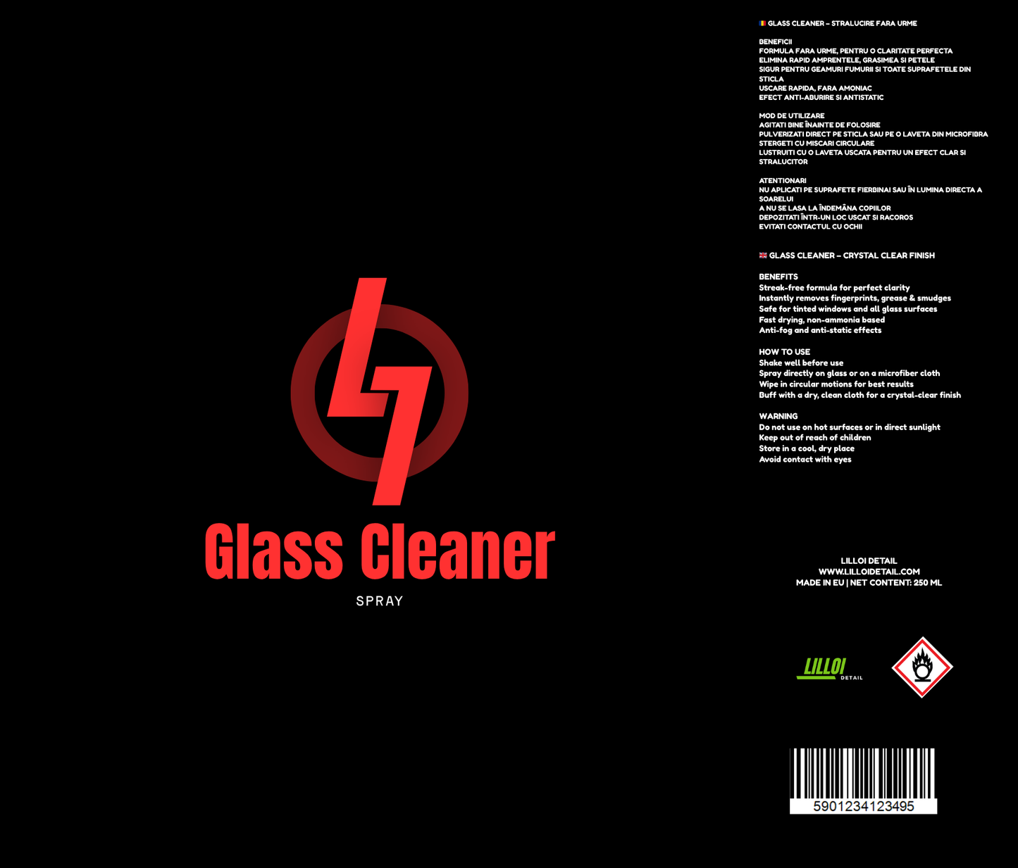 Glass Cleaner - Lilloi Detail